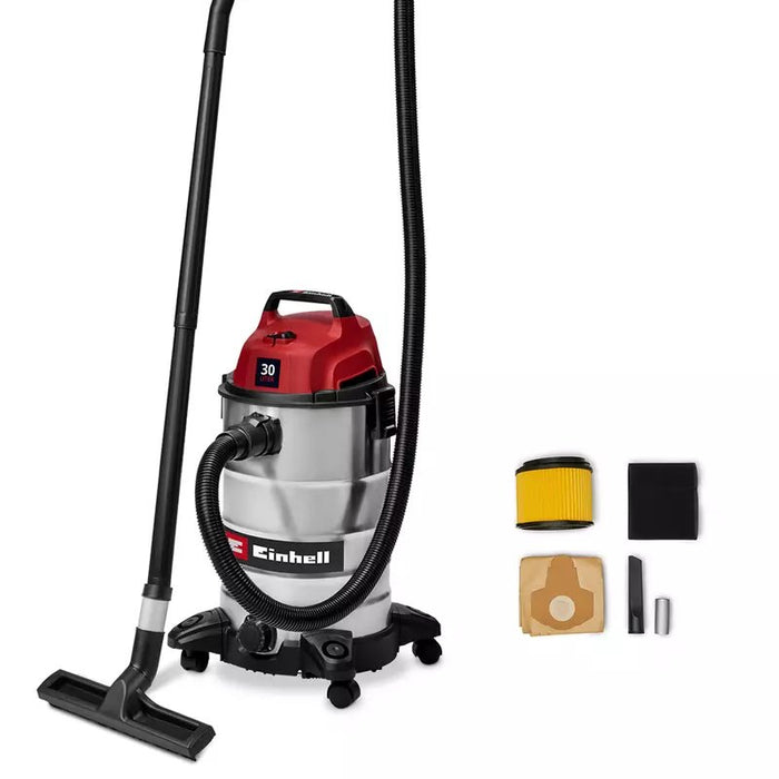 EAN 4006825681352 - Einhell TC-VC 3055 S 30 L Aspiradora cilíndrica Seca y húmeda 950 W Bolsa para el polvo imagen 1