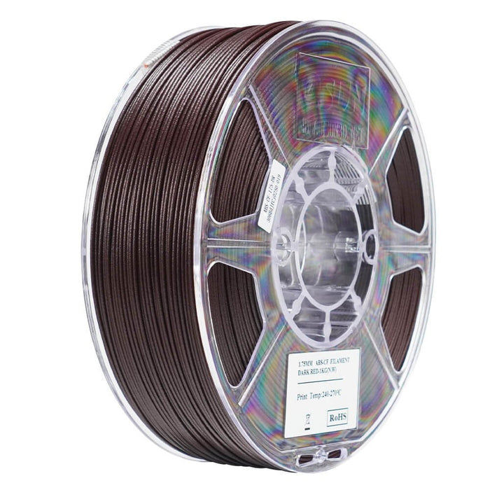EAN 6922572206410 - eSUN EABS-CF 1.75mm DARK RED 1kg ABS Rojo imagen 1