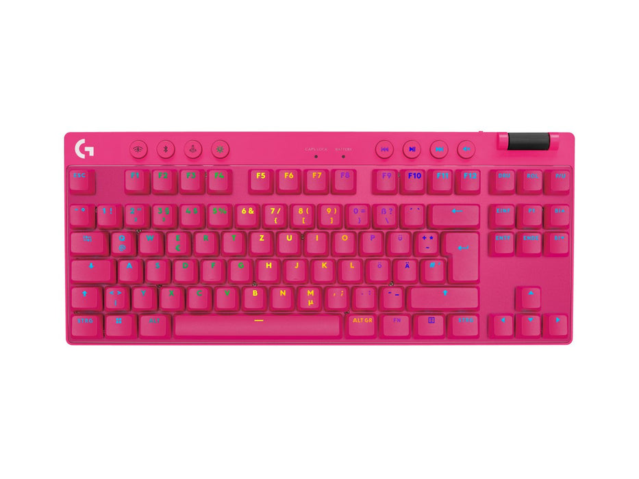 EAN 5099206113336 - Logitech G 920-012155 teclado Juego RF Wireless + Bluetooth QWERTZ Alemán Magenta imagen 2