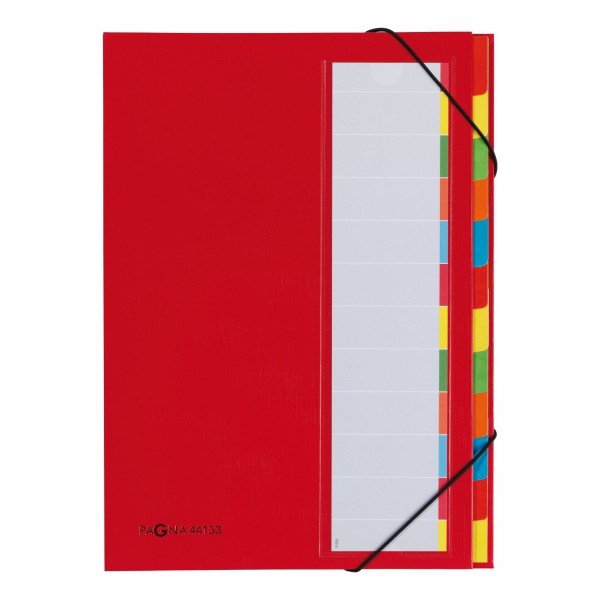 EAN 4013951003279 - Pagna 44133-01 lengüeta de índice Cartón, Papel, Poliéster, Caucho Rojo imagen 1