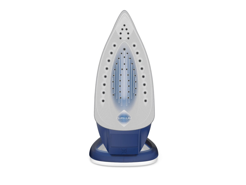 EAN 3121040074534 - Tefal EasyGliss Plus FV5735 plancha Plancha vapor-seco Suela de Durilium 2500 W Azul, Blanco imagen 2