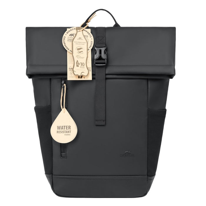 EAN 4260709016221 - Rivacase Eden mochila Mochila enrollable Negro Poliéster, cuero PU imagen 24