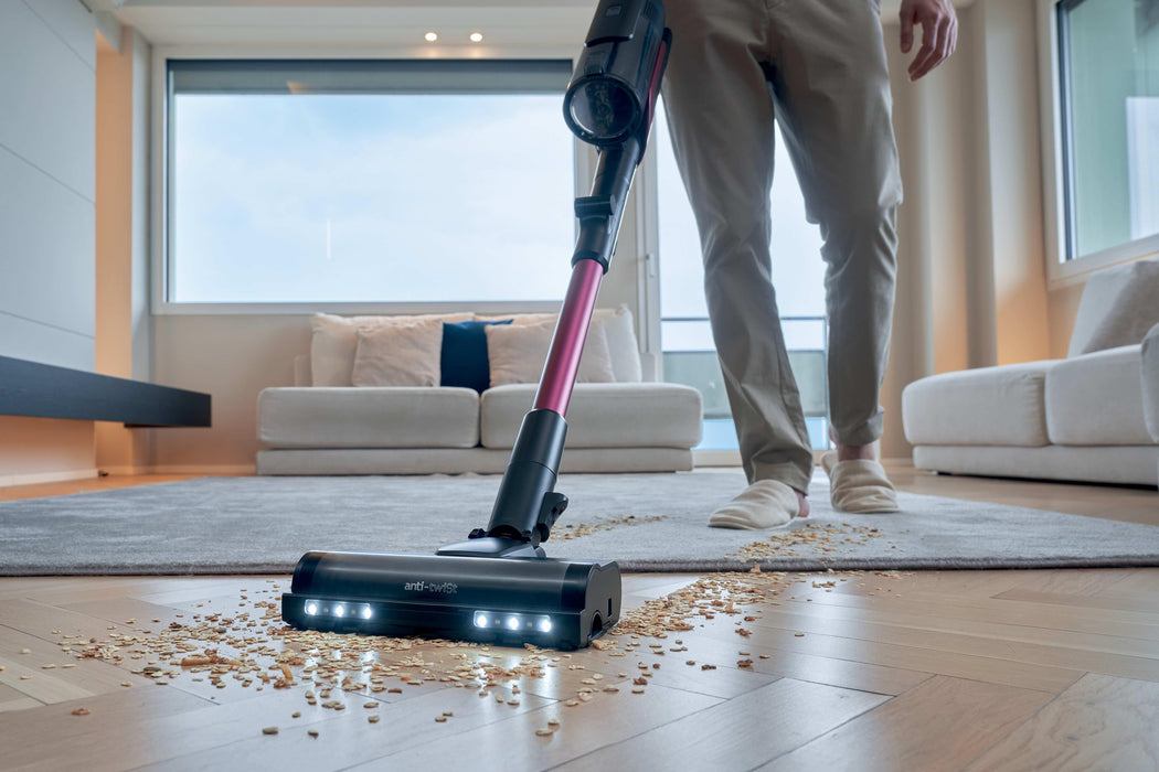 EAN 8059019110905 - Hoover HF610HX 011 Aspiradora escoba Batería Secar EPA Sin bolsa 0,7 L 650 W Magenta 4 Ah imagen 9