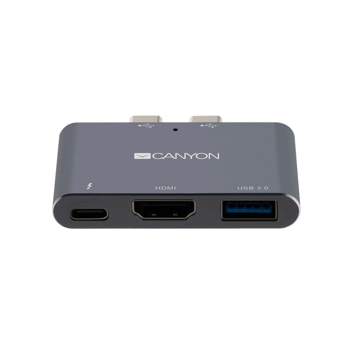 EAN 5291485006112 - Canyon CNS-TDS01DG base para portátil y replicador de puertos Gris imagen 3