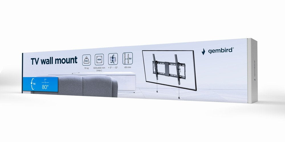 EAN 8716309126168 - Gembird WM-80T-01 soporte para TV 2,03 m (80") Negro, Acero imagen 4