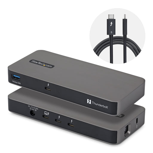 EAN 65030925709 - StarTech.com 303UE-TB5-HUB hub de interfaz Thunderbolt 5 80 Mbit/s Gris imagen 1