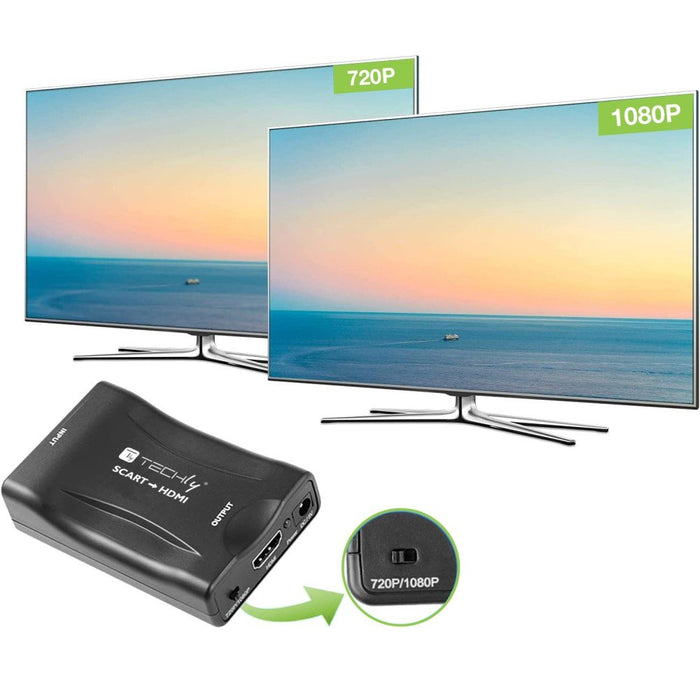 EAN 8059018361926 - Techly IDATA SCART-HDMI3 convertidor de señal de vídeo 1920 x 1080 Pixeles imagen 6