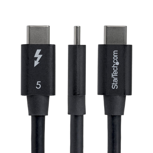 EAN 65030917490 - StarTech.com TBLT5MM80CM240WRA cable Thunderbolt 0,8 m 80 Gbit/s Negro imagen 2