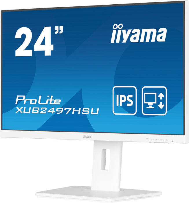 EAN 4948570125074 - iiyama ProLite XUB2497HSU-W2 pantalla para PC 60,5 cm (23.8") 1920 x 1080 Pixeles Full HD LED Blanco imagen 6