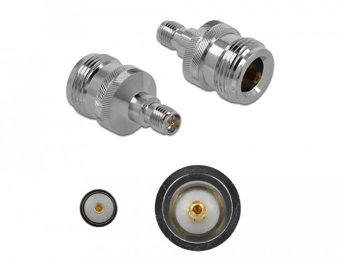 EAN 4043619899876 - DeLOCK 89987 cambiador de género para cable RP-SMA Níquel imagen 1
