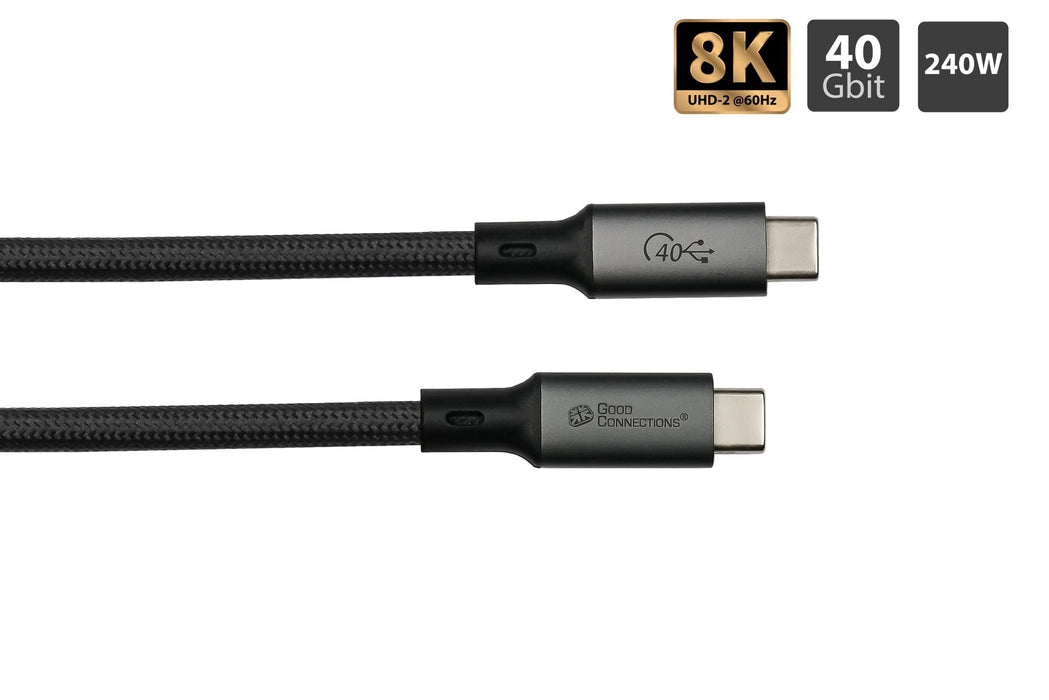 EAN 4014619881840 - Alcasa 2404-MT015S cable USB USB4 Gen 3x2 1,5 m USB C 40 Gbit/s 240 W Negro imagen 4