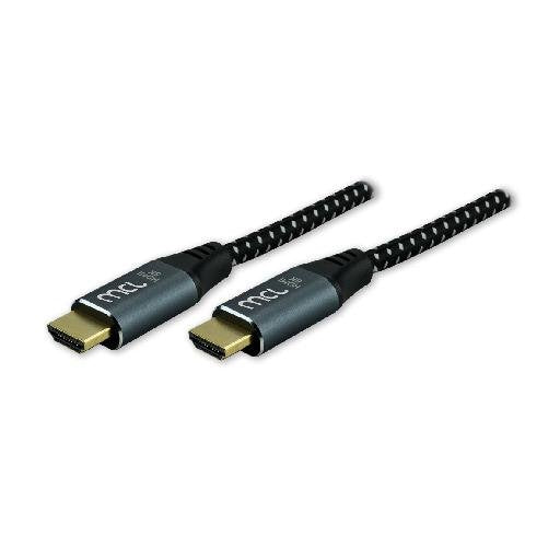 EAN 3700224767402 - MCL MC2A99A0MC3892Z cable HDMI 2 m HDMI tipo A (Estándar) Gris, Negro imagen 1