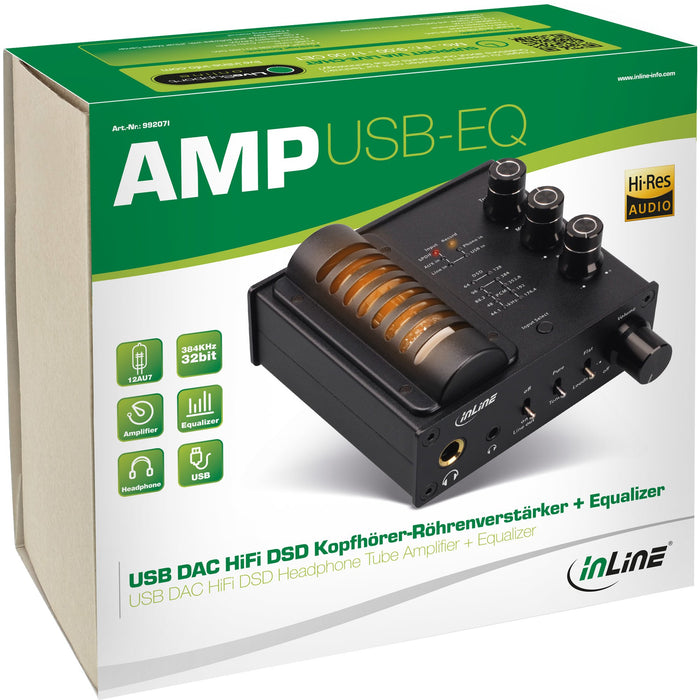 EAN 4043718269945 - InLine 99207I amplificador para audífono Negro imagen 5