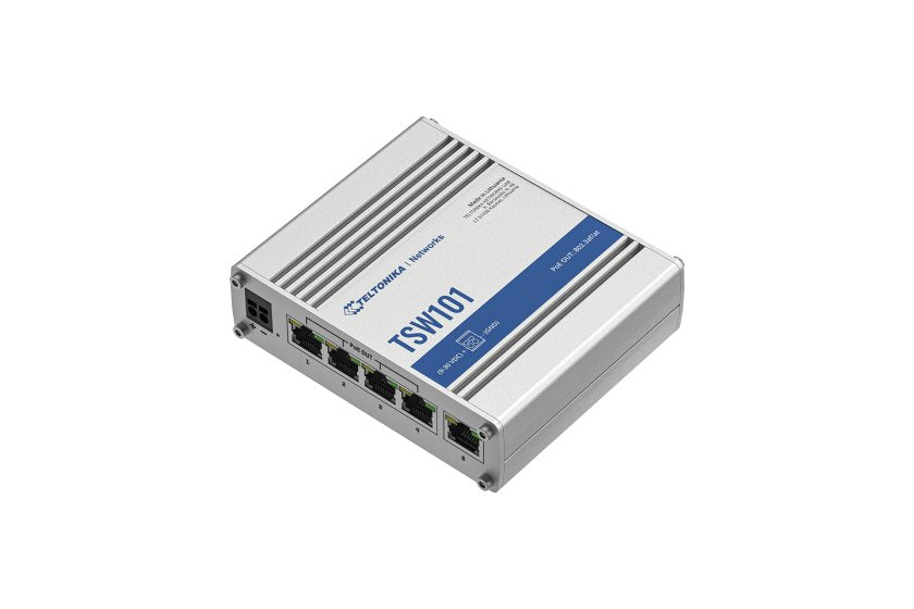 EAN 4779051840113 - Teltonika TSW101 Gigabit Ethernet (10/100/1000) Energía sobre Ethernet (PoE) Metálico imagen 4
