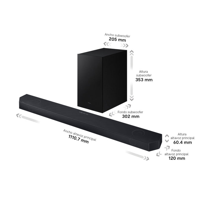 EAN 8806099014100 - Samsung HW-Q600H/XC altavoz soundbar Negro 3.1.2 canales 320 W imagen 11