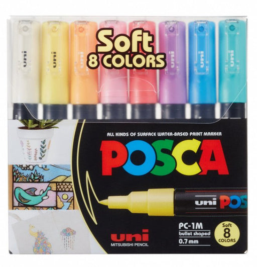 EAN 4902778249239 - POSCA PC-1M Pastel 8 pieza(s) imagen 1