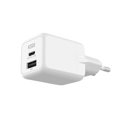 EAN 8427542139494 - Ksix BCD30GANACB cargador de dispositivo móvil Auriculares, Smartphone, Tableta Corriente alterna Carga r imagen 1