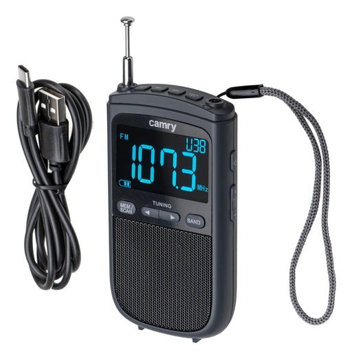 EAN 5905575905550 - Camry Premium CR 1905 radio Portátil Negro imagen 2
