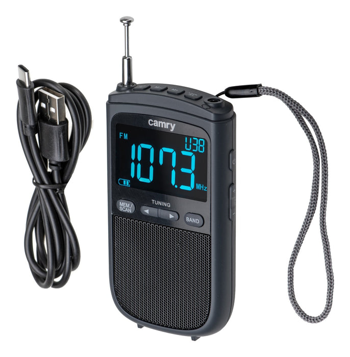 EAN 5905575905550 - Camry Premium CR 1905 radio Portátil Negro imagen 2