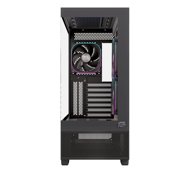 EAN 6977277360066 - Einarex EXCS-PR-51DR-B carcasa de ordenador Midi Tower Negro imagen 4