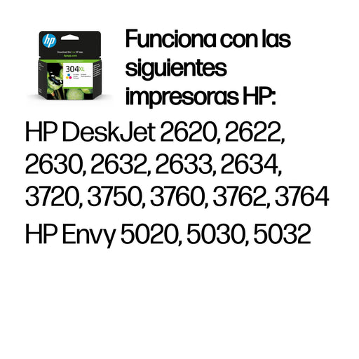 EAN 0889894860781 - HP 304XL Tri-color Original Ink Cartridge cartucho de tinta 1 pieza(s) Alto Cian, Magenta, Amarillo imagen 2