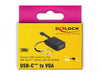 EAN 4043619639410 - DeLOCK 63941 adaptador de cable de vídeo 0,03 m USB Tipo C VGA (D-Sub) Negro imagen 3