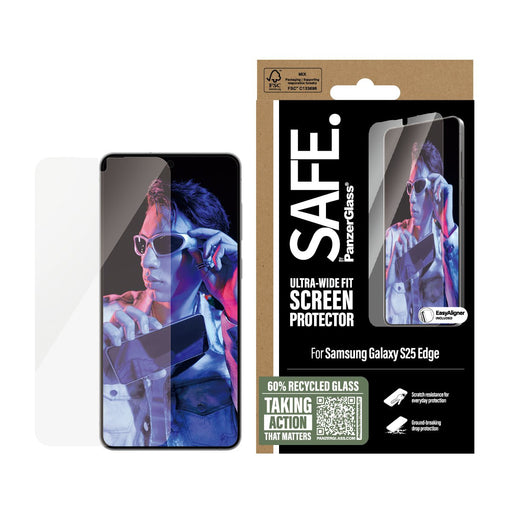 EAN 5715685025846 - PanzerGlass SAFE. by ® Screen Protector Samsung S25 Edge | Ultra-Wide Fit Protector de pantalla 1 pieza(s imagen 2