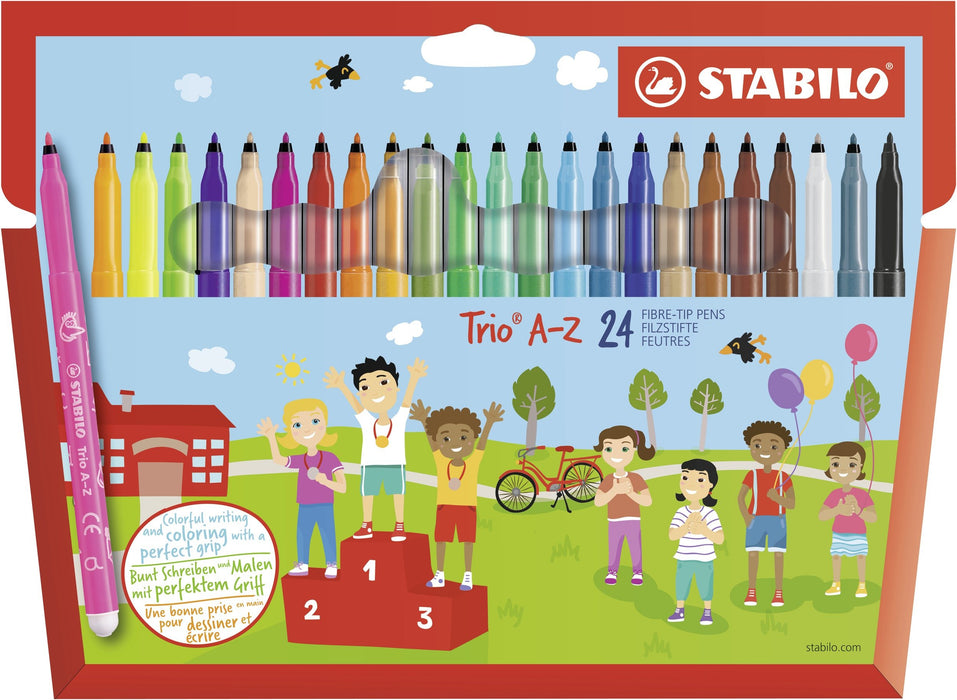 EAN 4006381355681 - STABILO Trio A–Z rotulador Fino Multicolor 24 pieza(s) imagen 1