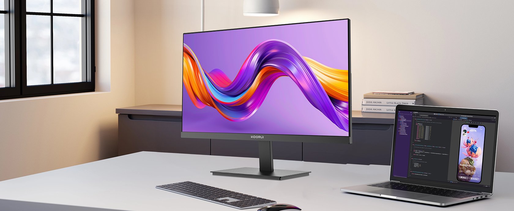 EAN 6940017322341 - Koorui E2711K pantalla para PC 68,6 cm (27") 1920 x 1080 Pixeles Full HD Negro imagen 17