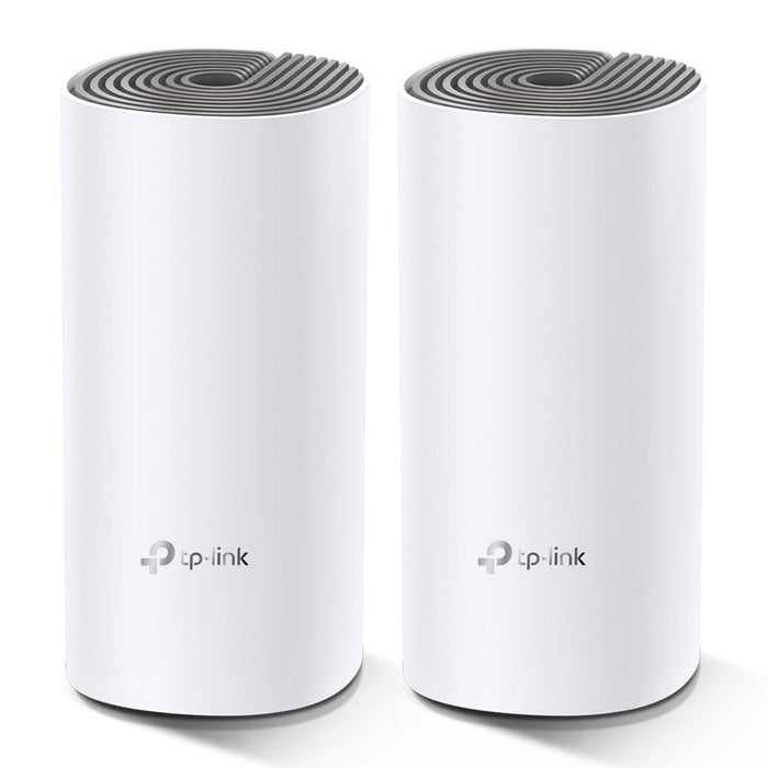 EAN 1210002617949 - TP-Link Deco E4 (2-pack) Doble banda (2,4 GHz / 5 GHz) Wi-Fi 5 (802.11ac) Blanco, Gris Interno imagen 1