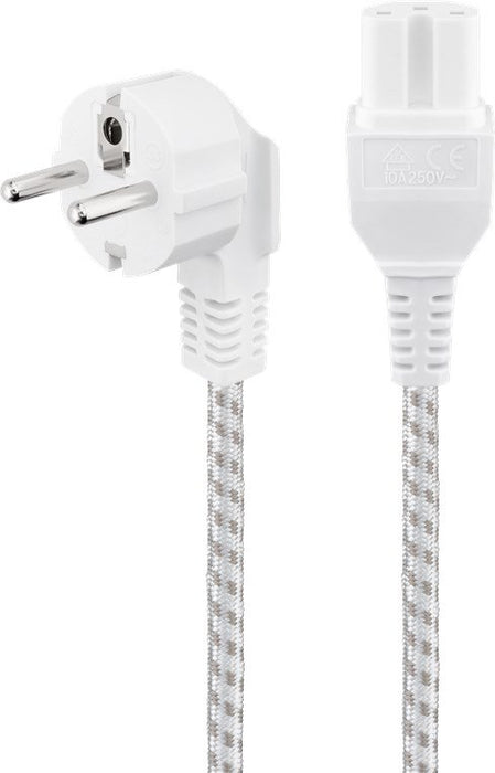 EAN 4040849933141 - Goobay 93314 cable de transmisión Blanco 2 m Enchufe tipo F C15 acoplador imagen 1