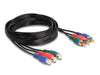 EAN 4043619853700 - DeLOCK 85370 componente ( YPbPr) cable de vídeo Negro imagen 2