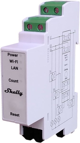 EAN 3800235268193 - Shelly Pro 3EM-3CT63 medidor de coste energético Corriente alterna imagen 4