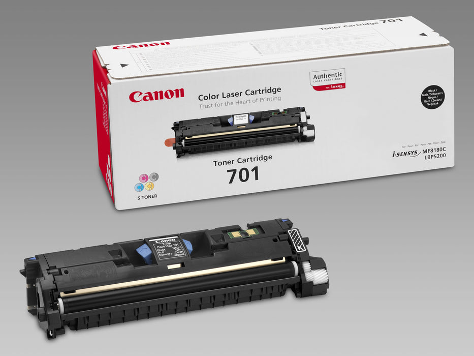EAN 4960999254319 - Canon 701 cartucho de tóner 1 pieza(s) Original Negro imagen 1