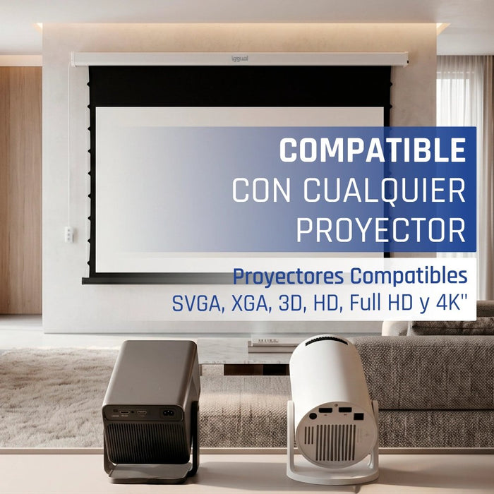 EAN 8435364319680 - iggual PSIXS203 pantalla de proyección 2,34 m (92") imagen 16