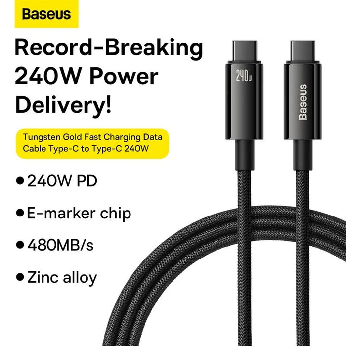 EAN 6932172628840 - Baseus CAWJ040201 cable USB USB 2.0 3 m USB C Negro imagen 4