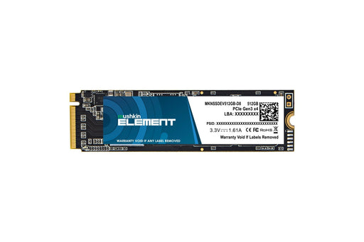 EAN 0846651034267 - Mushkin Element 512 GB M.2 PCI Express 3.0 NVMe 3D NAND imagen 1