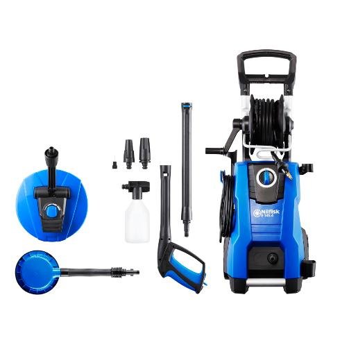 EAN 5703887131823 - Nilfisk 128471189 Limpiadora de alta presión o Hidrolimpiadora Vertical Eléctrico 500 l/h 2100 W Azul, Ne imagen 1