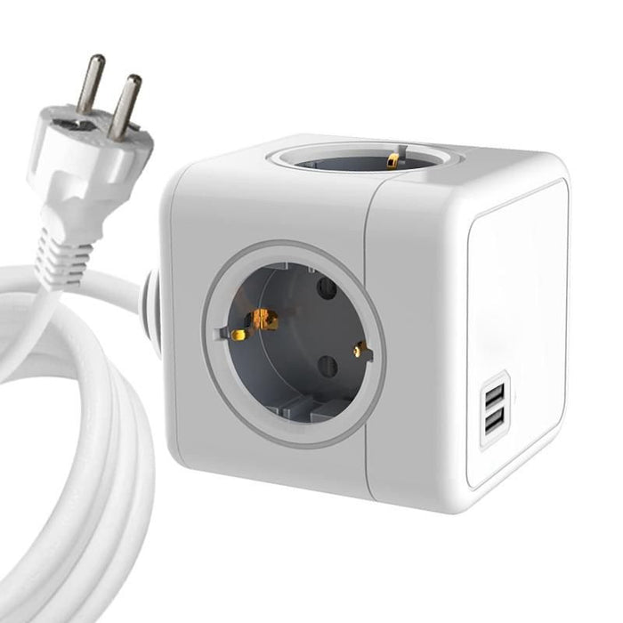 EAN 5704174884750 - Microconnect MC-CUBE015USB base múltiple 1,5 m 4 salidas AC Interior Blanco imagen 1