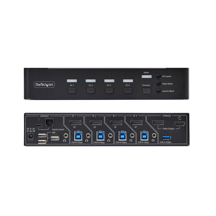 EAN 65030908481 - StarTech.com P4AD122M-KVM-SWITCH interruptor KVM Negro imagen 5