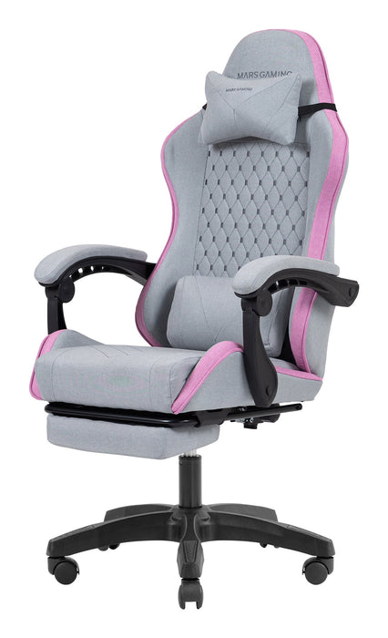 EAN 8435693112976 - Mars Gaming MGCXFSPK silla para videojuegos Silla para videojuegos de PC Asiento acolchado Gris, Rosa imagen 5