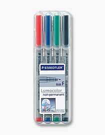 EAN 4007817304549 - Staedtler 316 WP4 marcador 1 pieza(s) Negro, Azul, Verde, Rojo imagen 1
