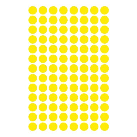 EAN 4004182030134 - Avery 3013 etiqueta decorativa engomada Papel Amarillo Permanente 416 pieza(s) imagen 3