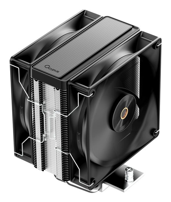 EAN 6977414882024 - Ocypus Delta A40 Elite Dual Fan Procesador Refrigerador de aire 12 cm Negro 1 pieza(s) imagen 2