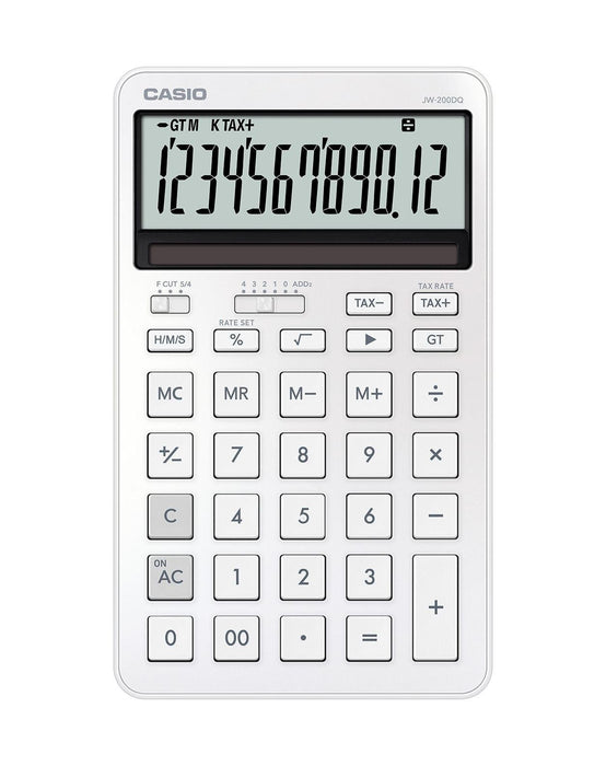 EAN 4549526621413 - Casio JW-200DQ calculadora Escritorio Calculadora básica Blanco imagen 1