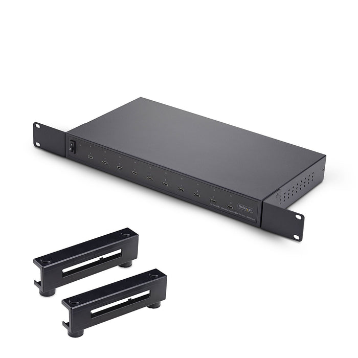 EAN 65030923095 - StarTech.com 10E-CHARGING-STATION cargador de dispositivo móvil Universal Negro Corriente alterna Carga ráp imagen 1