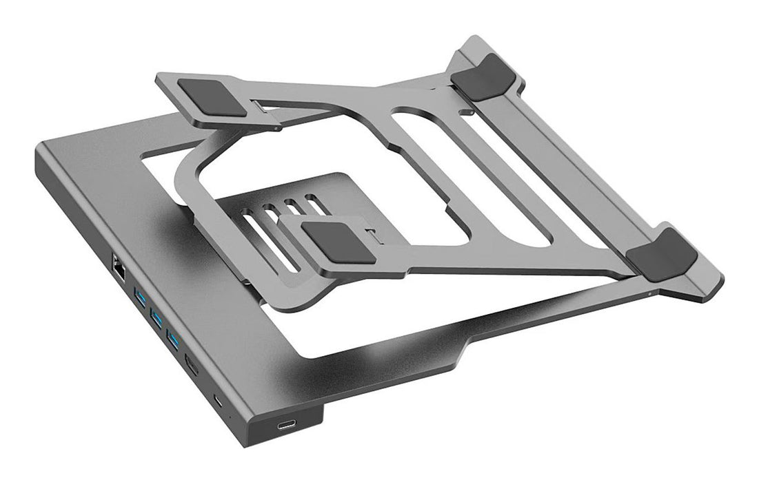 EAN 8436624420245 - CoolBox Coo-atril-dock Alámbrico USB 3.2 Gen 1 (3.1 Gen 1) Type-C Gris imagen 2