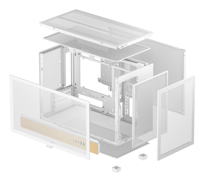 EAN 6933412765660 - DeepCool CH260 WOOD WH Escritorio Blanco, Madera imagen 10