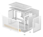 EAN 6933412765660 - DeepCool CH260 WOOD WH Escritorio Blanco, Madera imagen 10