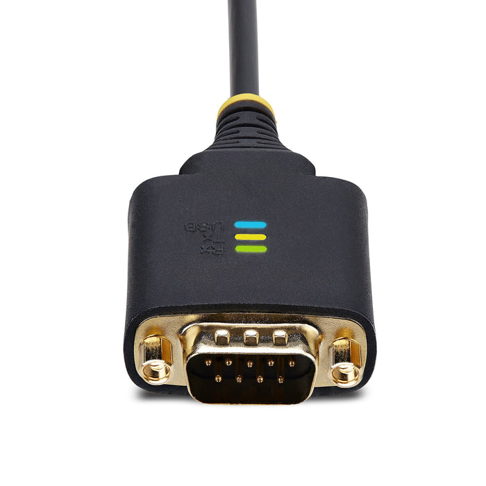 EAN 65030898393 - StarTech.com 2P1FFC-USB-SERIAL cambiador de género para cable USB-A 2 x DB-9 RS-232 Negro, Gris imagen 4